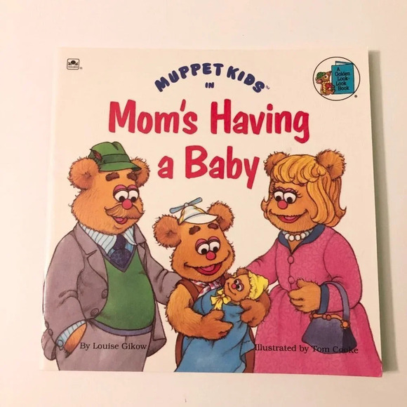 Vtg Lot of 2 Muppet Kids Moms Having a Baby and Im Mad At You Golden Books - Picture 12 of 16